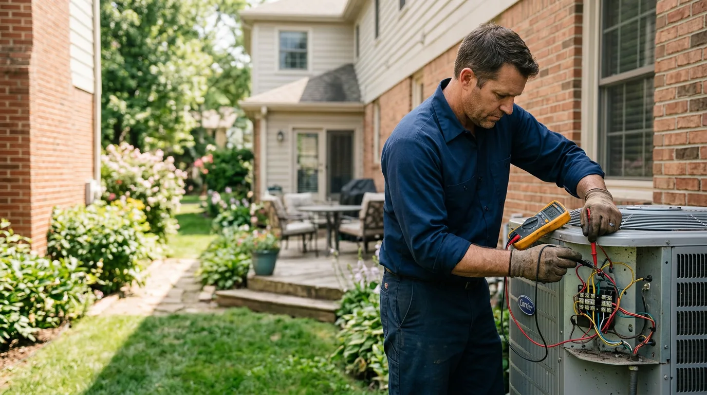 HVAC technician working near Red Rock, AZ